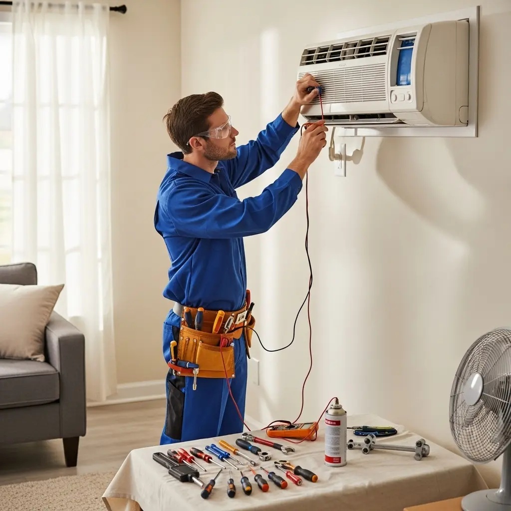 Selendi Fujitsu Fujitsu klima gaz dolumu ve bakım – Enerji verimliliği artırıldı. - Teknik servis örneği
